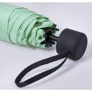 Μεταλλικό πλαίσιο Μικρότερη 5 πτυσσόμενη ομπρέλα βροχής για γυναικείες ομπρέλες ομπρέλας