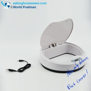 AKbrand αυτόματος επαγωγικός κάδος σκόνης με ηλεκτρικό φορτιστή, γκρι, 15 λίτρα