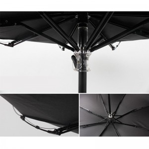 Διαφήμιση μάρκετινγκ 3 φορές Χρώμα που αλλάζει manul ανοιχτό UV προστατευτική ομπρέλα υφάσματος