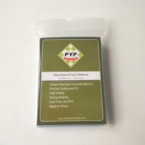 Crystal Clear Pro-fit τυπική θήκη καρτών 63,5x88mm επιτραπέζια μανίκια παιχνιδιών