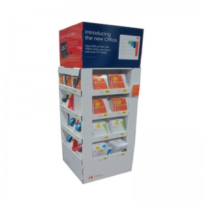 Σουπερμάρκετ Retail Display Shelf, καλλυντικό χαρτόνι Shef Display