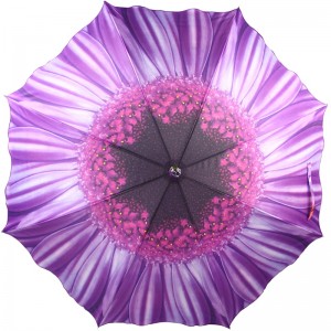 Μόδα Sun Parasol Auto Open Ολοκληρωμένη υπαίθρια Straight ομπρέλα με λογότυπο