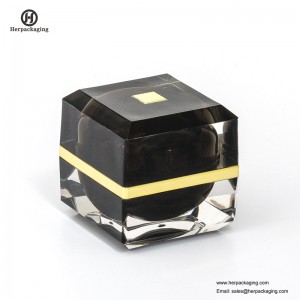 HXL233 τετράγωνο ακρυλικό μπουκάλι και βάζο για κρέμα περιποίησης δέρματος