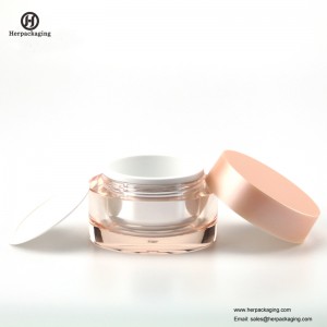 HXL238 πολυτελή στρογγυλά άδεια ακρυλικό καλλυντικό βάζο