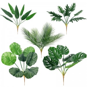 Τεχνητή πλαστική χόρτο φυτών για το γάμο στο σπίτι Αρχική τραπεζαρία διακόσμηση διακόσμηση πράσινο