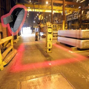 Προειδοποιητικές λυχνίες Bridge Crane 120W Φωτιστικά γερανού υπερυψωμένων φώτων