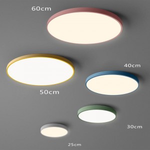 LED σύγχρονη ακρυλικό κράμα στρογγυλό 5cm Super Thin LED λαμπτήρα.LED Light.Ceiling Lights.LED φώτα οροφής.Οι λαμπτήρες φώτων για Foyer Υπνοδωμάτιο