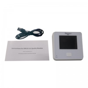 Dienmern DM103 Ανιχνευτής ποιότητας αέρα για PM2.5 + HCHO + TVOC + AQI + PM1.0 + PM10