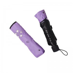 Όμορφη εκτύπωση 3 φορές μη αυτόματη ανοιχτή μαγεία αλλαγή χρώματος ομπρέλα κάτω από το βρέξιμο