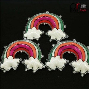 Rainbow PVC puffy patch