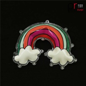 Rainbow PVC puffy patch