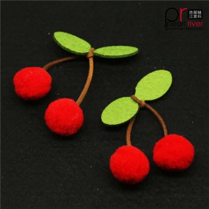 κεράσι pom pom patch