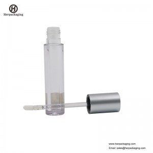 HCL309 Clear Plastic Κενά γυαλιστερό γυαλιστερό σωλήνα για καλλυντικά χρώματος έρχονται σε εφαρμογή με εφαρμογές στιλπνότητας