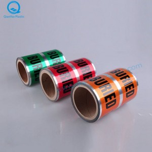 4mil, 5mil, 6mil υπόγεια ανιχνεύσιμη ταινία προειδοποίησης, ταινία προσοχής, ταινία κινδύνου, ταινία οδικής ασφάλειας