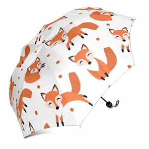 Pongee μεταλλικό σκελετό μάρκετινγκ 3 φορές αντικειμένων ηλιακής ομπρέλας