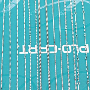 S925 ασημένια αλυσίδα χονδρικής αλυσίδας