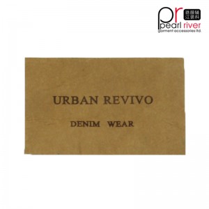 δερμάτινη μόδα πολύχρωμο αυτοκόλλητο hangtag μεγάλου αριθμού