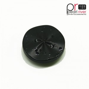 Προσαρμοσμένο λογότυπο Στρογγυλό κυματοειδές ρητίνη Κουμπιά ραφής για ρούχα / πουκάμισο