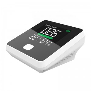 2019 θερμές πωλήσεις PM2.5 Εξοπλισμός ανίχνευσης Αέρα Ανιχνευτής ποιότητας αέρα Θερμοκρασία αέρα Υγρασία οθόνης