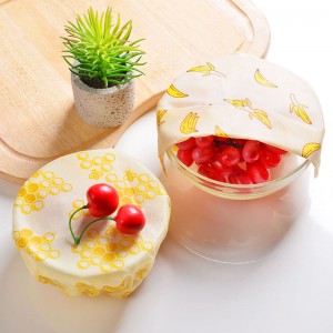 Πιστοποιημένο από την FDA χαρτί μελισσών χαρτιού τυλίγματος χαρτιού μελισσών για επαναχρησιμοποιήσιμη συσκευασία τροφίμων 3 πακέ...