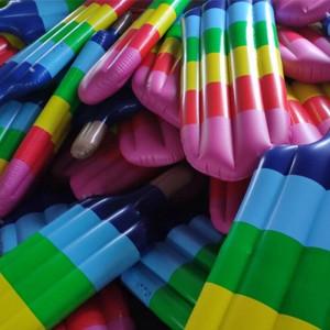 Φουσκωτό Rainbow Popsicle Pool Float / Pool Lounge