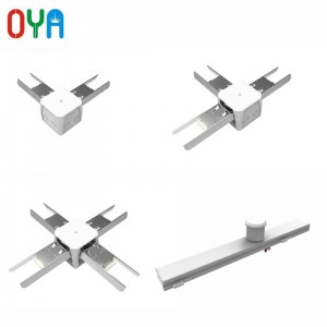 600mm αισθητήρας μικροκυμάτων 1500mm dimmable LED Γραμμικό κορμό Φώτα με συνδετήρες