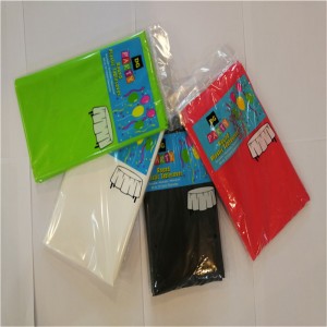 Χονδρική PEVA επιτραπέζια στρογγυλή πλαστική πλαστική επιφάνεια καλύμματος για πάρτι διακοπών