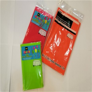 Χονδρική PEVA επιτραπέζια στρογγυλή πλαστική πλαστική επιφάνεια καλύμματος για πάρτι διακοπών