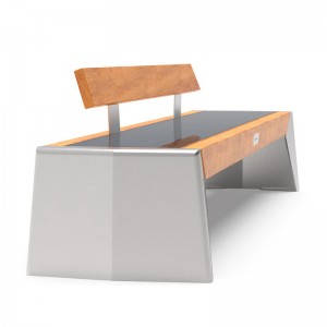 Smart City Street Έπιπλα Φωτοβολταϊκά πάνελ Ανανεώσιμες Πράσινη Ενέργεια