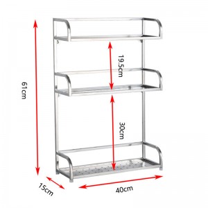 Ανοξείδωτος ράφι καρυκευμάτων, θήκη μαχαιριών, ράφι αποθήκευσης