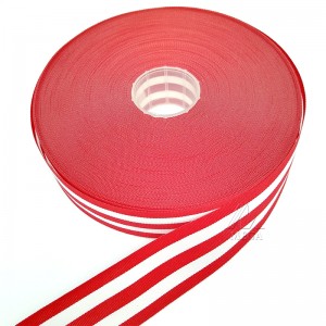 Εργοστάσιο 25 χιλιοστά δύο χρωμάτων λωρίδα κορδέλλα Grosgrain για συσκευασία δώρων