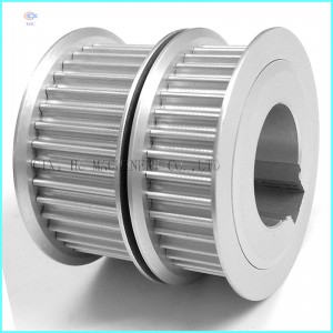 Προσαρμοσμένη αλουμινίου HTD Τροχαλία 3m 25t Keyway