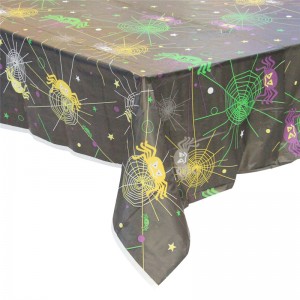 Μαύρο Τραπεζομάντιλο Χρώμα Τραπεζομάντιλο Ημέρας Απόκριες