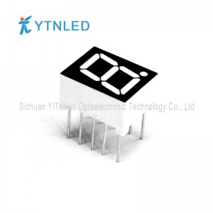 0,39 ιντσών κόκκινο 1 ψηφίο 7 Ενότητα LED οθόνη, ψηφιακό σωλήνα