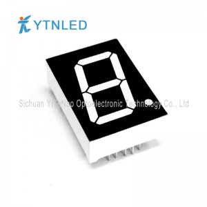 1 ίντσα κόκκινο 1 ψηφίο 7 Οθόνη LED τμημάτων, ψηφιακός σωλήνας