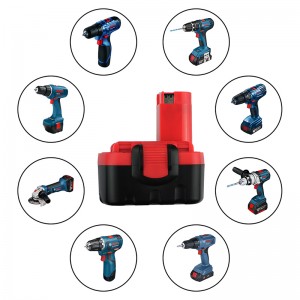 Ni-Cd 14,4V 1300mAh αντικατάσταση μπαταρίας εργαλείου ενέργειας για Bosch BAT038, BAT040, BAT041