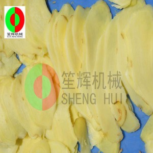 Κόψτε το τζίντζερ μηχανή / κοπή τζίντζερ μηχάνημα / φρούτων και λαχανικών κοπής σύρμα κοπής / υψηλής ταχύτητας κομμένα πιπερόριζα ...