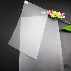 Υψηλής ποιότητας 0,5 mm παγωμένο πλαστικό PET λεπτό φύλλο για εκτύπωση επαγγελματικών καρτών ή ετικέτες ένδυσης