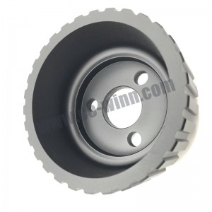 OEM / ODM CNC Μηχανική αλουμινίου βαμμένο τροχαλία Ανταλλακτικά αυτοκινήτων Ανταλλακτικά Μετά την πώληση τμήματα