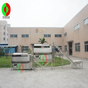 Πεπόνι μηχανή πεπόνι / φρούτων και λαχανικών peeling μηχανή / συνεχή πεπόνι φρούτων καθαρισμού καθαρισμού μηχανή ξεφλούδισμα QX-824