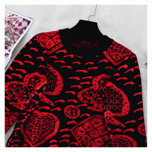 2019 Spun Cotton Πόκερ Ζακάρ Σε Απόθεμα Πουλόβερ Custom Logo Πλεκτά Πουλόβερ