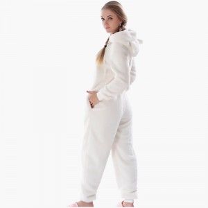 Γυναίκες ενήλικες Pajamas Onesie με κουκούλα με τα αυτιά των ζώων