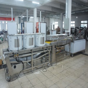 Γραμμή καθαρισμού και στεγνώματος φρούτων με πάθος