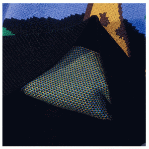 2019 Προσαρμοσμένο τελευταίας σχεδίασης κυρίες πλεκτά Loose Giraffe Jacquard πουλόβερ