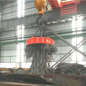 Διπλός γερανογέφυρας με ηλεκτρομαγνήτη