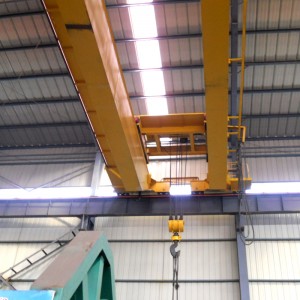 Διπλός γερανογέφυρας διπλού δοχείου με τρόλεϊ ανύψωσης