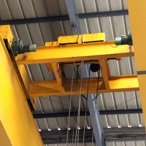 Διπλός γερανογέφυρας διπλού δοχείου με τρόλεϊ ανύψωσης