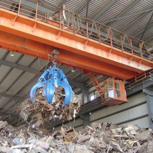 Διπλός γερανός γερανός με πιάσιμο