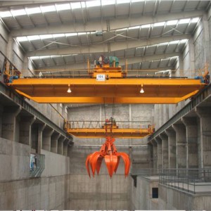 Διπλός γερανός γερανός με πιάσιμο