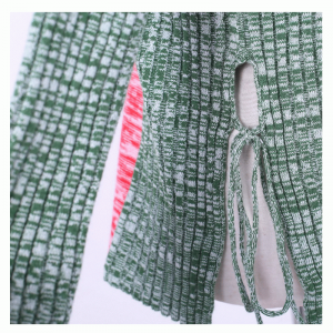 100% βαμβακερά πουλόβερ τριπλά χρώματα μακρύ πουλόβερ σώμα 2018 πουλόβερ γυναικών